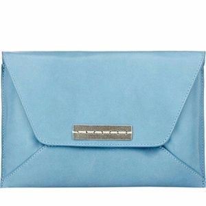 Joy Gryson Powder Blue Envelope Clutch